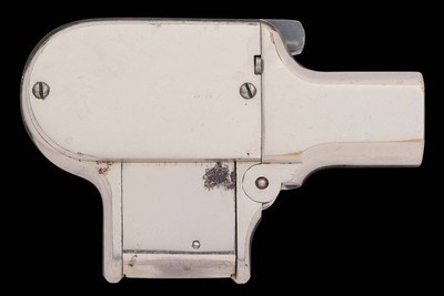 C.S. Shattuck Arms Co. Unique Four Shot Squeeze-Fire Palm Pistol - Image 1 of 2