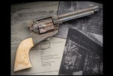Silver and Gold Plated Cuno Helfricht Deluxe Factory Master Engraved Colt First Generation Single Action Army Revolver - Image 7 of 7