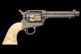 Silver and Gold Plated Cuno Helfricht Deluxe Factory Master Engraved Colt First Generation Single Action Army Revolver