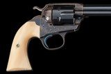 Colt Bisley Model Single Action Army Revolver in Desirable .45 Long Colt with Attractive Ivory Grips - Image 3 of 4