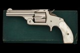Smith & Wesson No. 2 Second Model .38 Single Action Revolver with Pearl Grips and Box .38 - Image 2 of 3