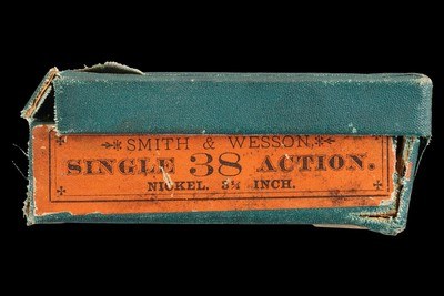 Smith & Wesson No. 2 Second Model .38 Single Action Revolver with Pearl Grips and Box .38 - Image 3 of 3