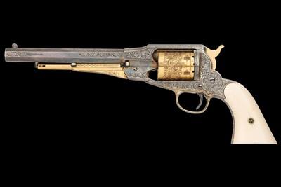 L.D. Nimschke Master Engraved Gold and Silver Plated Remington 