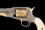 L.D. Nimschke Master Engraved Gold and Silver Plated Remington 