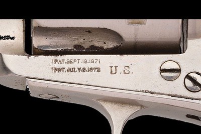 Nickel Plated Ainsworth Inspected U.S. Colt Cavalry Model 45 LC Single Action Army Revolver with Kopec Letter - Image 3 of 5