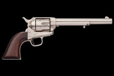 Nickel Plated Ainsworth Inspected U.S. Colt Cavalry Model 45 LC Single Action Army Revolver with Kopec Letter - Image 1 of 5
