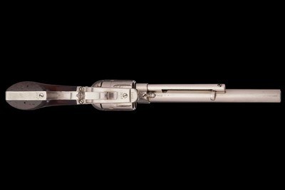 Nickel Plated Ainsworth Inspected U.S. Colt Cavalry Model 45 LC Single Action Army Revolver with Kopec Letter - Image 4 of 5