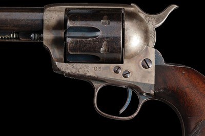 1st New York Militia Marked Colt Cavalry Model Revolver .45 Colt - Image 4 of 6