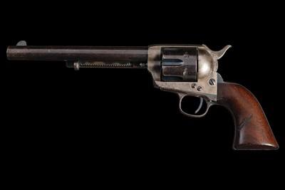 1st New York Militia Marked Colt Cavalry Model Revolver .45 Colt - Image 2 of 6