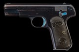 Very Early Production Colt Model 1908 Pocket Hammerless Semi-Automatic Pistol, Two-Digit Serial Number 