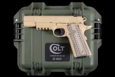 Colt Custom Shop Government Model U.S.M.C. Marked M45A1 Semi-Automatic Pistol with Case - Image 3 of 3