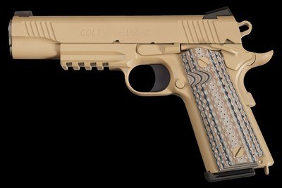 Colt Custom Shop Government Model U.S.M.C. Marked M45A1 Semi-Automatic Pistol with Case - Image 2 of 3