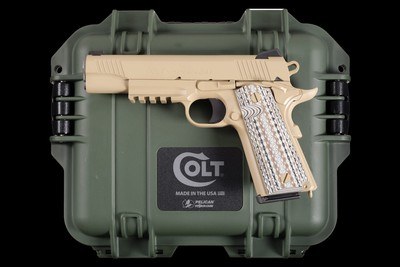 Colt Custom Shop Government Model Rail Gun M45A1 Semi-Automatic Pistol with Case - Image 3 of 3