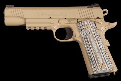 Colt Custom Shop Government Model Rail Gun M45A1 Semi-Automatic Pistol with Case - Image 2 of 3