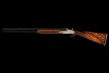 Claudio Cremini Signed and Game Scene Engraved Bertuzzi Sidelock Over/Under 12ga Two Barrel Set with Case - Image 4 of 6