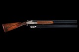 Claudio Cremini Signed and Game Scene Engraved Bertuzzi Sidelock Over/Under 12ga Two Barrel Set with Case - Image 3 of 6