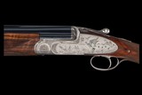 Claudio Cremini Signed and Game Scene Engraved Bertuzzi Sidelock Over/Under 12ga Two Barrel Set with Case - Image 2 of 6
