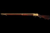 Exhibition Grade Panel Scene Engraved, Gold Plated,Inscribed Providence Tool Co. Peabody-Martini Single Shot Rifle-Musket with Bayonet .45 cal - Image 4 of 7