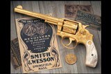 Oscar Young Factory Chiseled, Engraved, Gold Plated, Pearl Stocked Smith & Wesson Model 1899 - Image 7 of 7