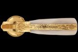 Oscar Young Factory Chiseled, Engraved, Gold Plated, Pearl Stocked Smith & Wesson Model 1899 - Image 5 of 7