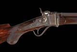 Engraved A. A. Kellogg Sharps Bridgeport Model 1874 Sporting Buffalo Rifle 45-70 - Image 1 of 3