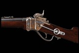 Outstanding Civil War U.S. Sharps New Model 1863 Breech Loading Percussion Saddle Ring Carbine .52 Cal - Image 2 of 6