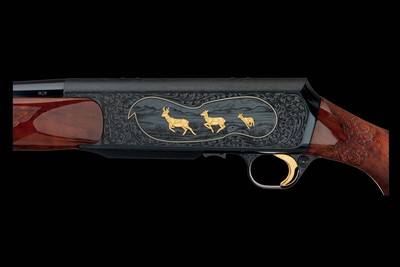 Cargnel and Bee Engrave Belgian Browning BAR Grade V Rifle .308 Win - Image 2 of 4