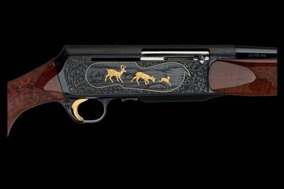 Cargnel and Bee Engrave Belgian Browning BAR Grade V Rifle .308 Win - Image 1 of 4