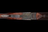 Factory Engraved Perazzi & Fabbri Lusso Model Sidelock Over/Under Ejector 12 ga Shotgun Two Barrel Set with Case - Image 3 of 5