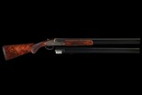 Factory Engraved Perazzi & Fabbri Lusso Model Sidelock Over/Under Ejector 12 ga Shotgun Two Barrel Set with Case - Image 4 of 5