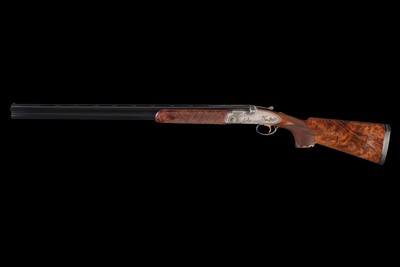 Connecticut Shotgun Manufacturing Co. A-10 American Deluxe Sidelock Over/Under 12 ga Shotgun with Case - Image 5 of 5