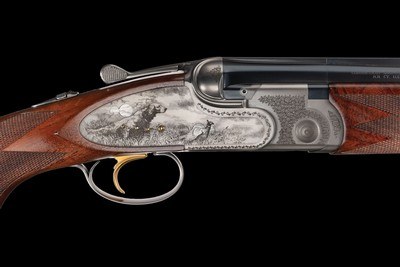 Connecticut Shotgun Manufacturing Co. A-10 American Deluxe Sidelock Over/Under 12 ga Shotgun with Case - Image 1 of 5