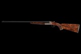 Maximo Gobbi Signed, Engraved, and Gold Inlaid Perazzi DC-12 Side by side 12 ga Shotgun Two Barrel Set with Case - Image 5 of 5