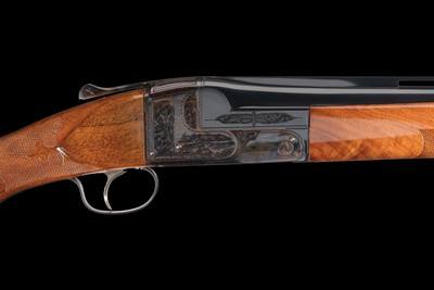Ithaca Grade 4E Single Barrel Trap 12 ga Shotgun with Box - Image 1 of 4