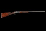 Factory Engraved and Relief Gold Inlaid Hunter Arms Co./L. C. Smith Premier Grade Side by side 12 ga Shotgun with Case - Image 5 of 8