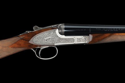 Pair of Rinaldin Signed and Master Engraved Beretta 20 Gauge Giubileo II EELL Double Barrel Shotguns with Case - Image 2 of 11