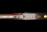 Pair of Rinaldin Signed and Master Engraved Beretta 20 Gauge Giubileo II EELL Double Barrel Shotguns with Case - Image 4 of 11
