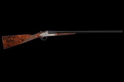 Pair of Rinaldin Signed and Master Engraved Beretta 20 Gauge Giubileo II EELL Double Barrel Shotguns with Case - Image 10 of 11