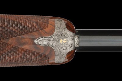 Manrico Torcoli Signed and Photo-Realistic Bulino Nude Themed Engraved True Trio of Ivo Fabbri 28 Gauge Assisted-Opening Pinless Sidelock w/Case - Image 7 of 13