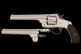 Cased Pair of Early Production Smith & Wesson New Model No. 3 Target Single Action Revolvers with Extra Barrel 32-44 S&W - Image 3 of 9