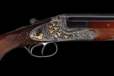 Engraved and Inlaid Gebruder Merkel Sidelock Over/Under Shotgun 16ga - Image 1 of 4