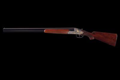 Engraved and Inlaid Gebruder Merkel Sidelock Over/Under Shotgun 16ga - Image 4 of 4