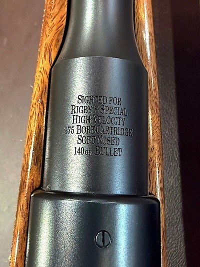 Rigby Highland Stalker Grd V .275 Rigby - Image 5 of 5