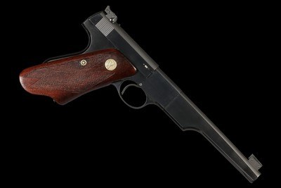 Pre-World War II Colt Woodsman First Series Match Target Semi-Automatic Pistol with Case - Image 5 of 7