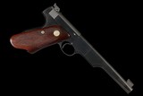Pre-World War II Colt Woodsman First Series Match Target Semi-Automatic Pistol with Case - Image 1 of 7