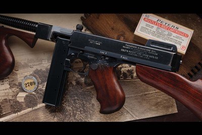 Colt Model 1921 Thompson Class III/NFA C&R Fully Transferable Machine Gun with U.S.M.C. Contract Trigger Housing and Provenance Documentation - Image 5 of 7