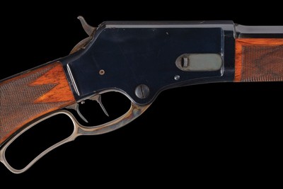 Antique Special Order Marlin Deluxe Model 1881 Lever Action Rifle .40-65 WCF - Image 1 of 3