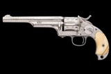 Factory Engraved Merwin, Hulbert & Co. Large Frame Single Action Army Revolver with Ivory Grips - Image 2 of 4