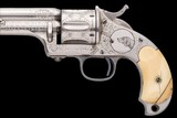 Factory Engraved Merwin, Hulbert & Co. Large Frame Single Action Army Revolver with Ivory Grips - Image 4 of 4