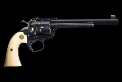 Colt Bisley Flattop Target Model Single Action Army Revolver in Rare .32 Colt with Ivory Grips and Factory Letter - Image 1 of 6